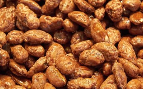 Almendras garrapiñadas