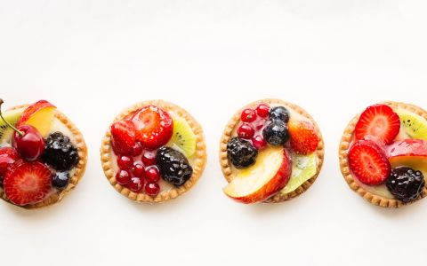 Postre de frutos rojos